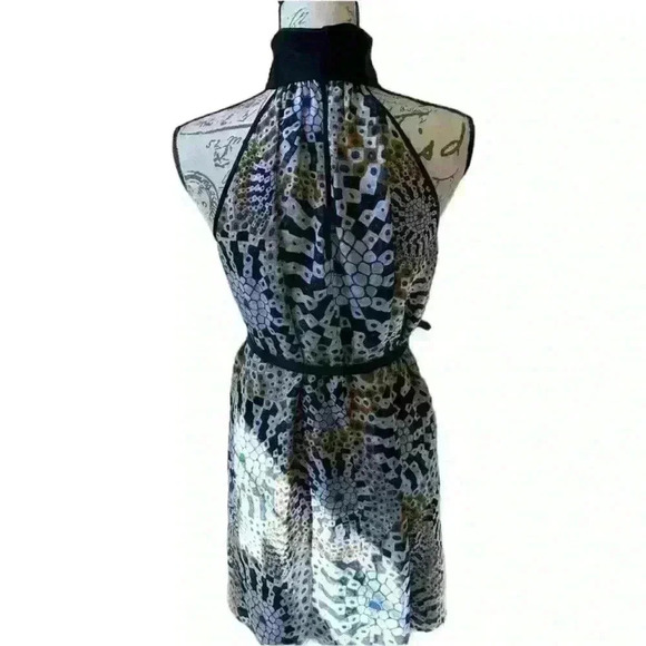 Catherine Malandrino High Neck Silk Dress 🖤 - Picture 6 of 9